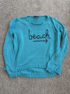 Wooden Ships Long Sleeve Beach Sweater size S/M